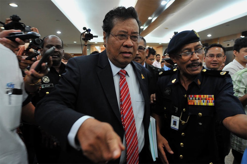 Tan Sri Khalid sean today for MTES meeting at the Bangunan SSAAS in Shah Alam. u00e2u20acu201d Picture by Yusof Mat Isa 