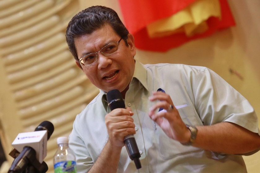 Datuk Saifuddin Abdullah at the launch of the Gerakan Hapus Akta Hasutan at the Kuala Lumpur and Selangor Chinese Assembly Hall, September 15, 2014. u00e2u20acu201d Picture by Saw Siow Feng