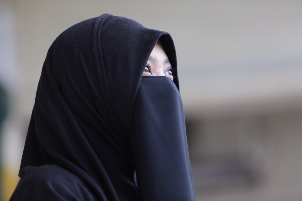 Jamila Rahim (DAPu00e2u20acu2122s niqab warrior Melati ) in Shah Alam, October 3, 2014. u00e2u20acu201d Picture by Choo Choy May