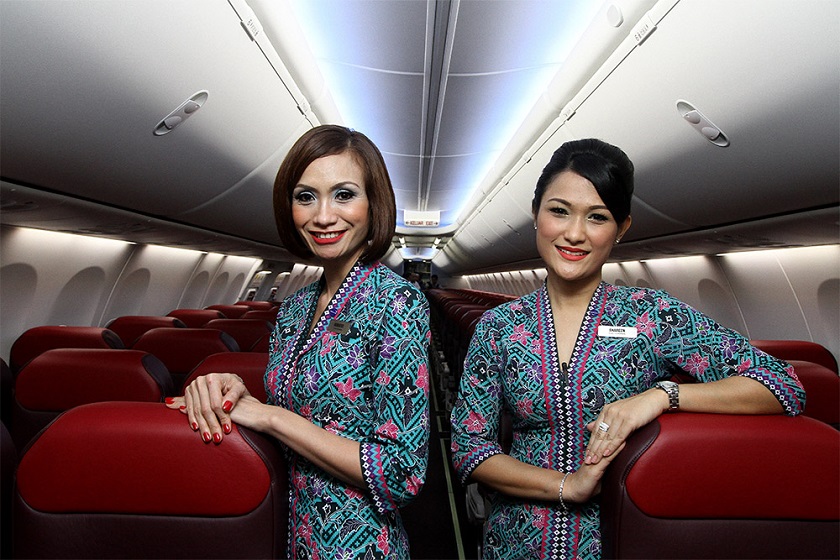 MAS flight attendants pose for a photo inside the Boeing 737 aircraft at KLIA in Sepang, December 22, 2014. u00e2u20acu201d Picture by Yusof Mat Isa