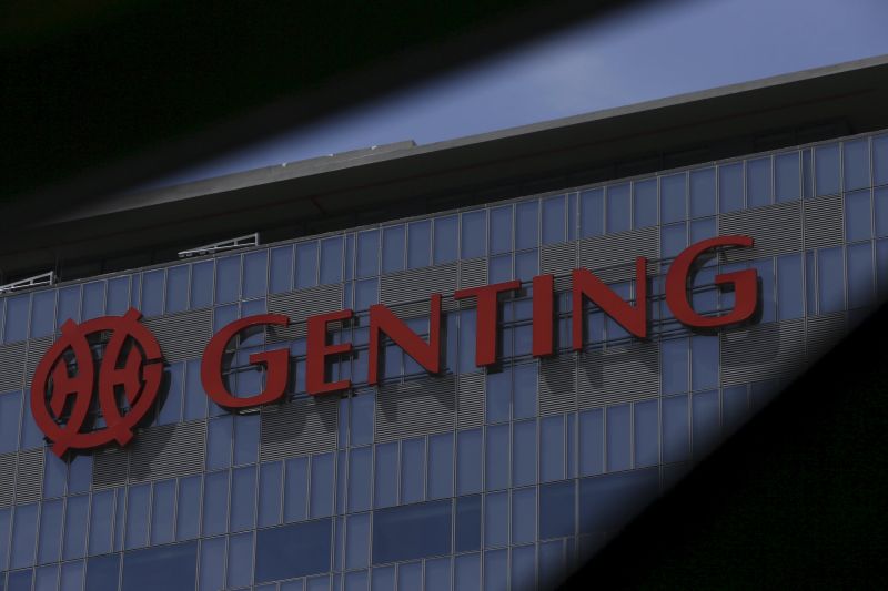 A Genting signage is pictured at the soon to be opened hotel close to Malaysia's border in Singapore April 2, 2015. u00e2u20acu2022 Reuters pic