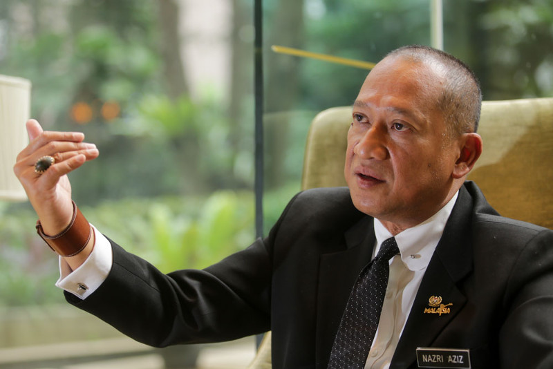 Tourism and Culture Minister Datuk Seri Mohamed Nazri Aziz, September 1, 2015. u00e2u20acu201d Picture by Choo Choy May