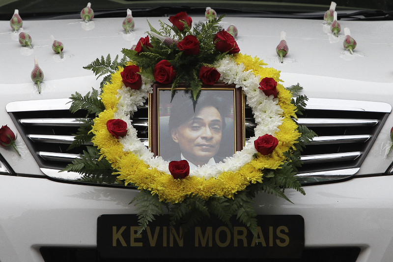 Family members of the late Anthony Kevin Morais arrive at the Kuala Lumpur Hospital mortuary to pick up his body, September 23, 2015. u00e2u20acu201d Picture by Yusof Mat Isa