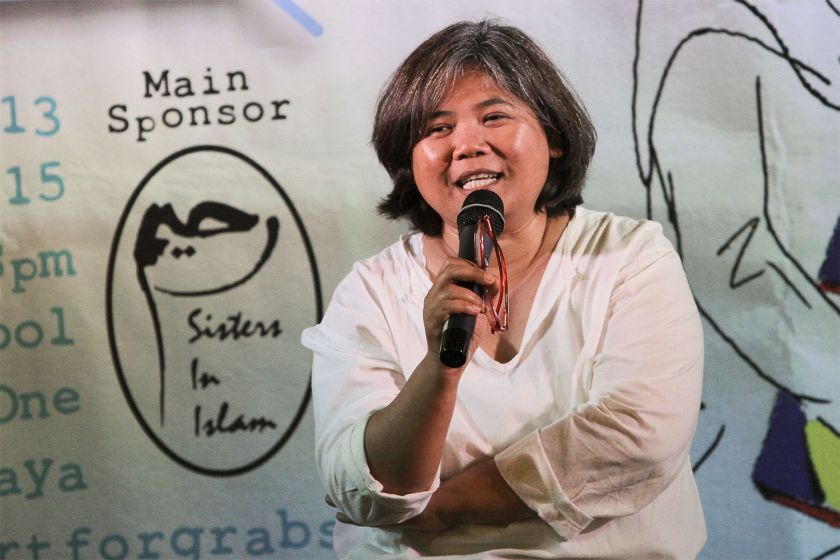 Yati Kaprawi is one of the panel speakers for her project entitled u00e2u20acu02dcKau tu Perempuan Melayuu00e2u20acu2122 in conjunction with the Arts for Grabs event at Jaya One in Petaling Jaya, September 12, 2015 u00e2u20acu201d Picture by Yusof Mat Isa