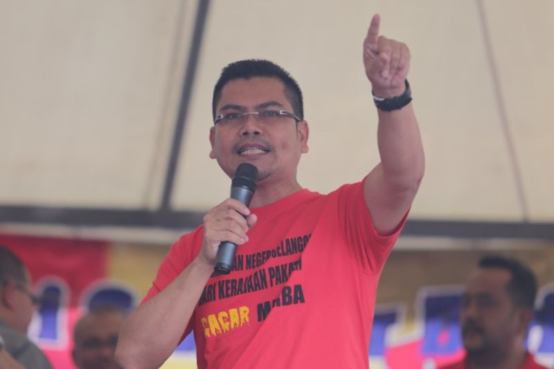 Datuk Jamal Md Yunos at the u00e2u20acu02dcSave Selangoru00e2u20acu2122 protest, October 18, 2015. u00e2u20acu2022 Picture by Choo Choy May