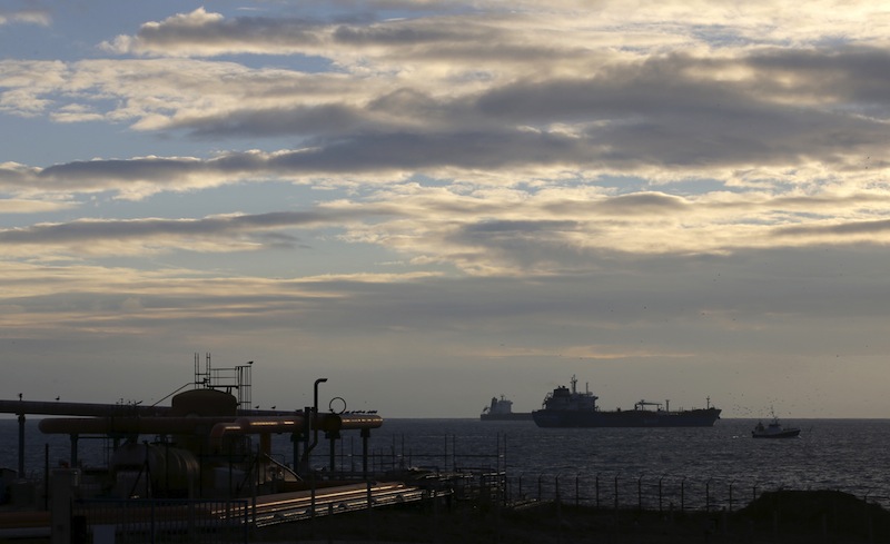 Oil tankers sit anchored off the Fos-Lavera oil hub near Marseille, France, January 19, 2016. u00e2u20acu201d Reuters pic