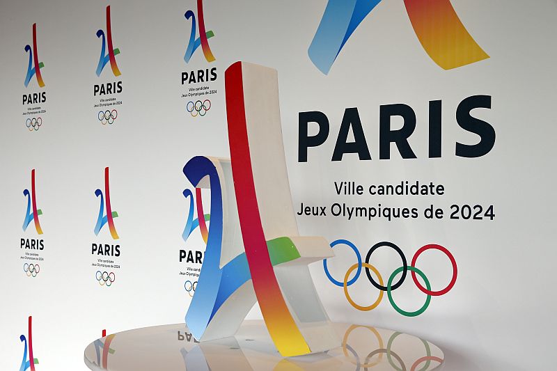 The logo of the Paris candidacy for the 2024 Olympic and Paralympic Games is pictured in Paris, February 17, 2016. u00e2u20acu201d Reuters pic