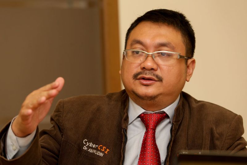 Cybersecurity CEO, Dr Amirudin Abdul Wahab, March 29, 2016. u00e2u20acu2022 Picture by Choo Choy May