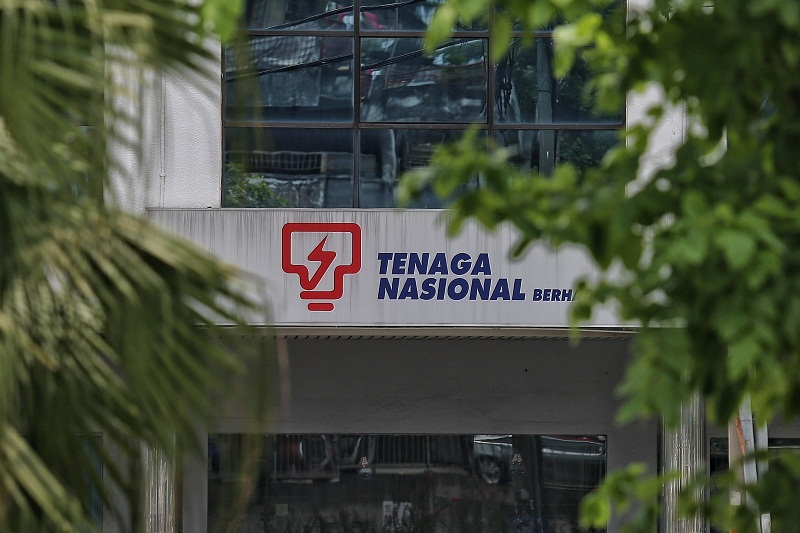 The Tenaga Nasional Berhad (TNB) logo is seen on a building in Kuala Lumpur April 29, 2016. u00e2u20acu201d Picture by Saw Siow Feng