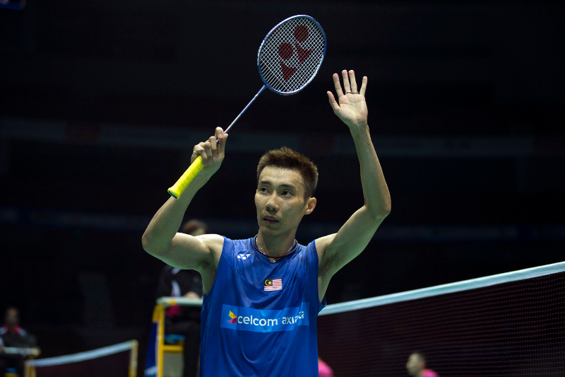 File picture shows Lee Chong Wei waving to the audience after winning the men's singles quarter-final match against Chou Tien Chen of Taipei at the 2016 Badminton Asia Championships in Wuhan, China on April 29, 2016. u00e2u20acu201d AFP pic