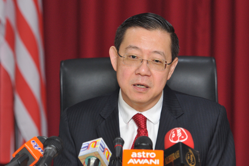 Penang Chief Minister Lim Guan Eng giving a press conference in his office at Komtar, George Town, Penang on July 20, 2016. u00e2u20acu201d Picture by KE Ooi