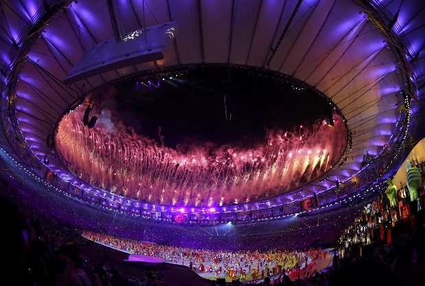 A general view during the opening ceremony of the 2016 Rio Olympics in Rio de Janeiro where Malaysian contingent will compete with other world athletes. u00e2u20acu201d Reuters picn