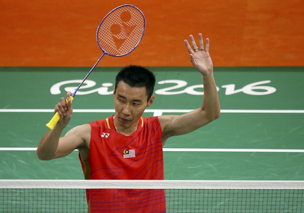 Datuk Chong Wei Lee of Malaysia acknowledges the crowd after winning his match against Soren Opti of Suriname in the badminton menu00e2u20acu2122s singles group play in Rio de Janeiro August 11, 2016. u00e2u20acu201d Reuters pic