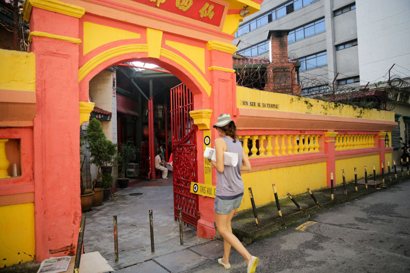 仙四师爷庙历史深远，见证了吉隆坡的发展，香火鼎盛，每逢佳节人潮络绎不绝。-Choo Choy May摄-