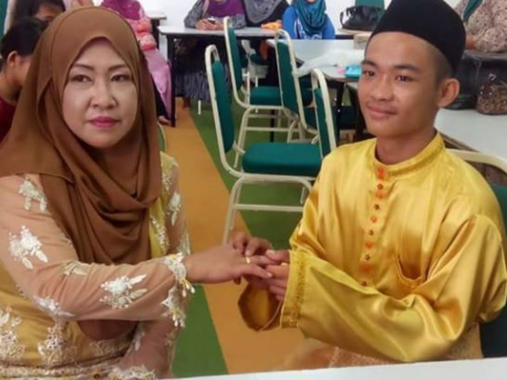 Single mother of five marries 18-year-old boy