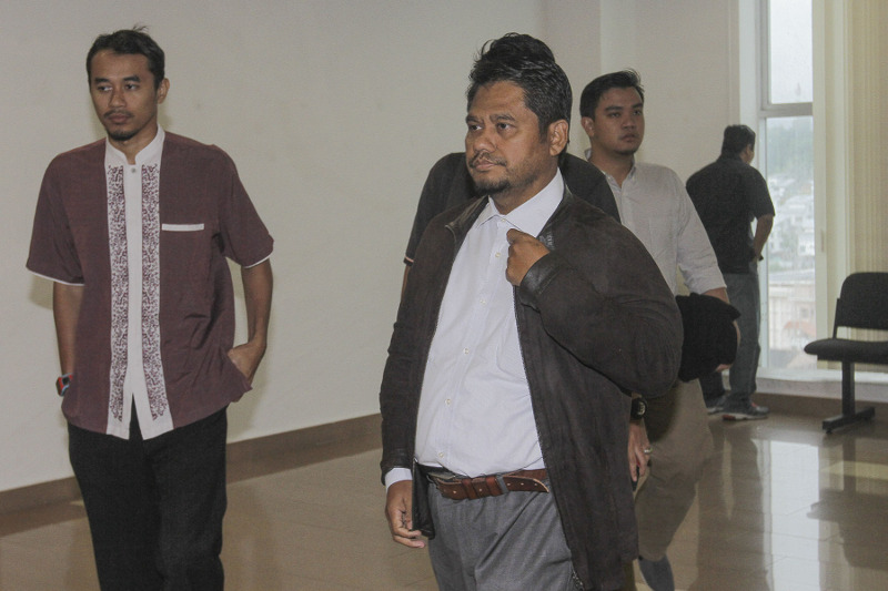 Isma president, Abdullah Zaik Abdul Rahman arriving at the Kompleks Mahkamah in Kajang, Aug 30, 2016, for trial on his second sedition charge. u00e2u20acu201d Picture by Yusof Mat Isa