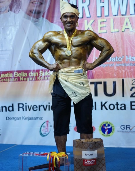 70公斤以上组别冠军阿扎哈马哈末。-tegaptvmalaysia图-