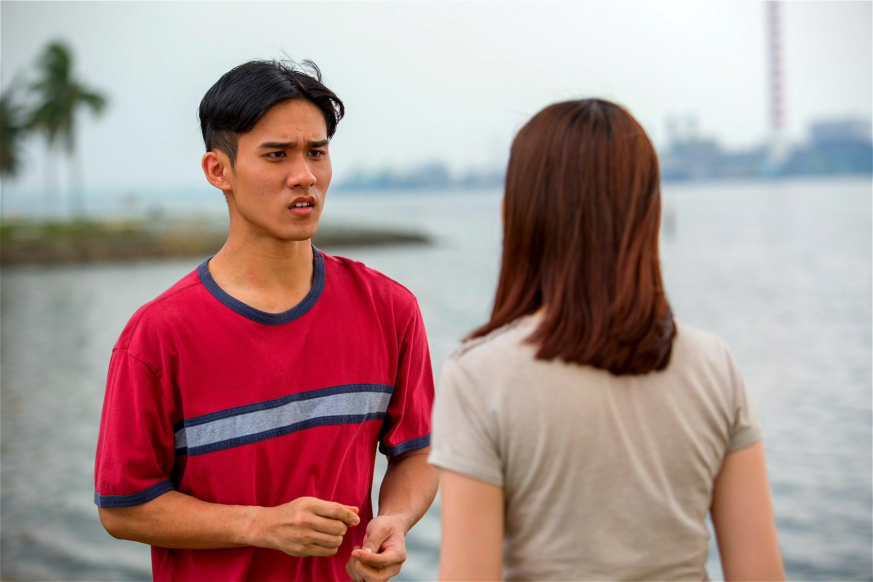 大马教育政策的缺点令男女主角伤透脑筋。-剧照/梁德辉提供-