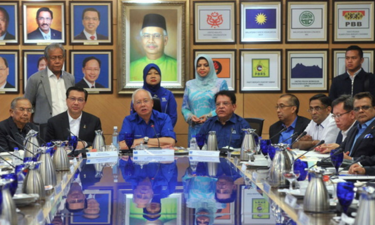 Najib after BN Supreme Council meeting 
