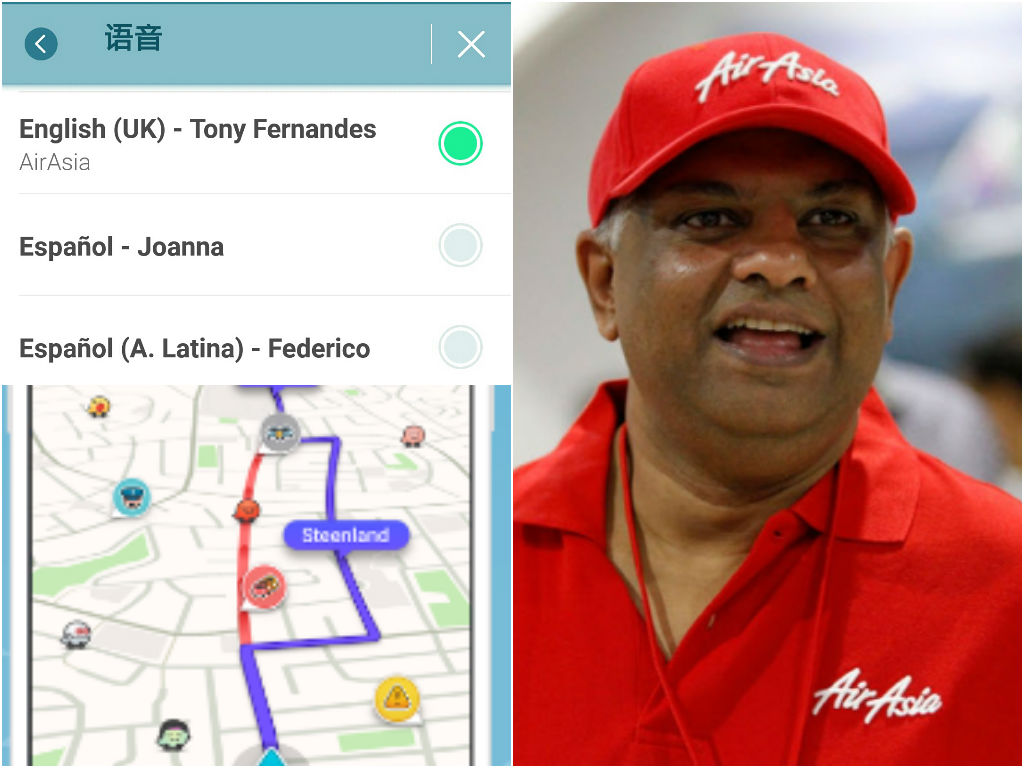 AIRASIA'S TONY FERNANDES COMES TO u00e2u20acu2039u00e2u20acu2039WAZE!