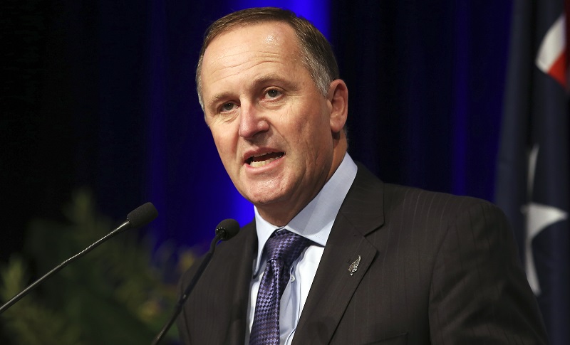 New Zealand's Prime Minister John Key speaks at a luncheon in Sydney on Feb. 7, 2014. Photo: Reuters/Brendon Thorne