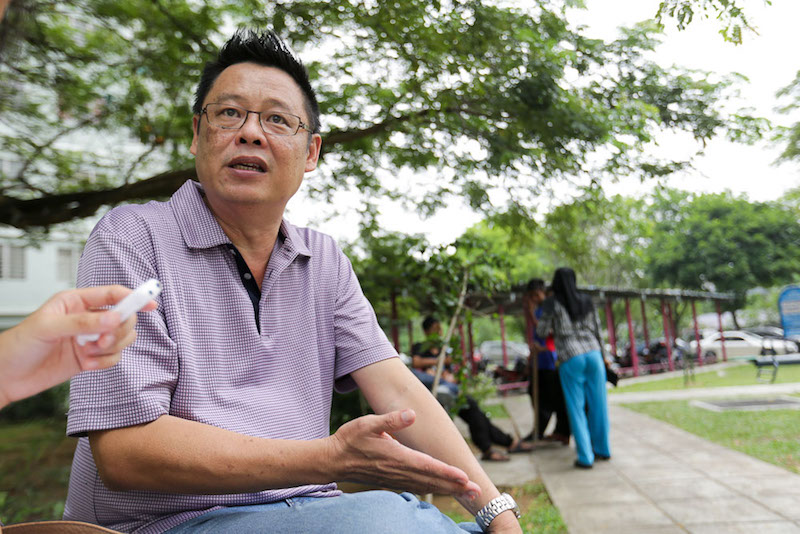 冯平林说，该组屋社区有不少强奸案等投报。-M中文网Choo Choy May摄-