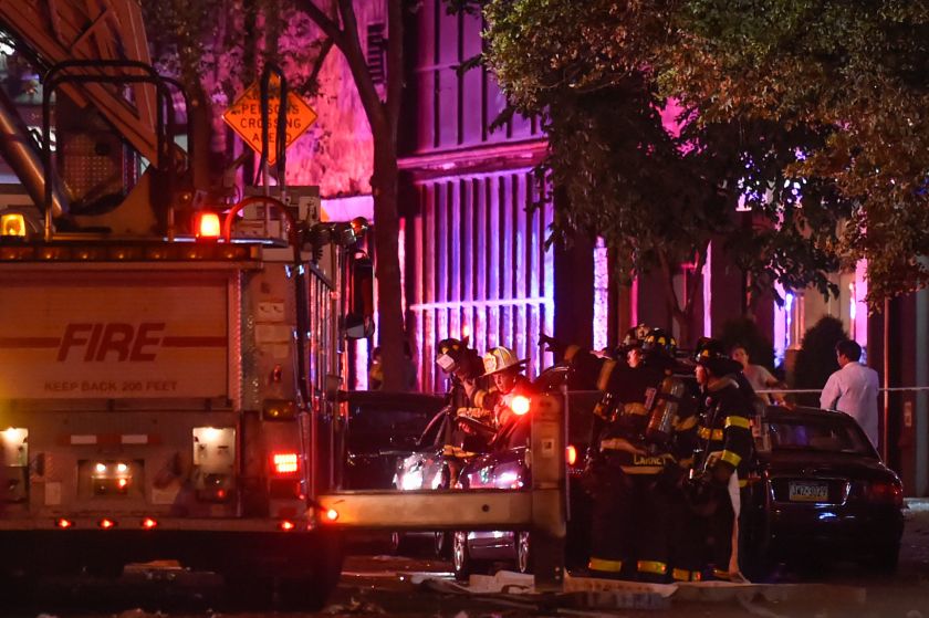 New York City firefighters stand near the site of an explosion in the Chelsea neighborhood of Manhattan, New York September 18, 2016. u00e2u20acu201d Reuters pic