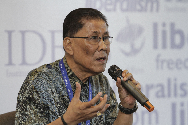 Datuk Ruhanie Ahmad speaks at the IDEAS Liberalism Conference 2016 in Kuala Lumpur September 24, 2016. u00e2u20acu201d Picture by Yusof Mat Isa