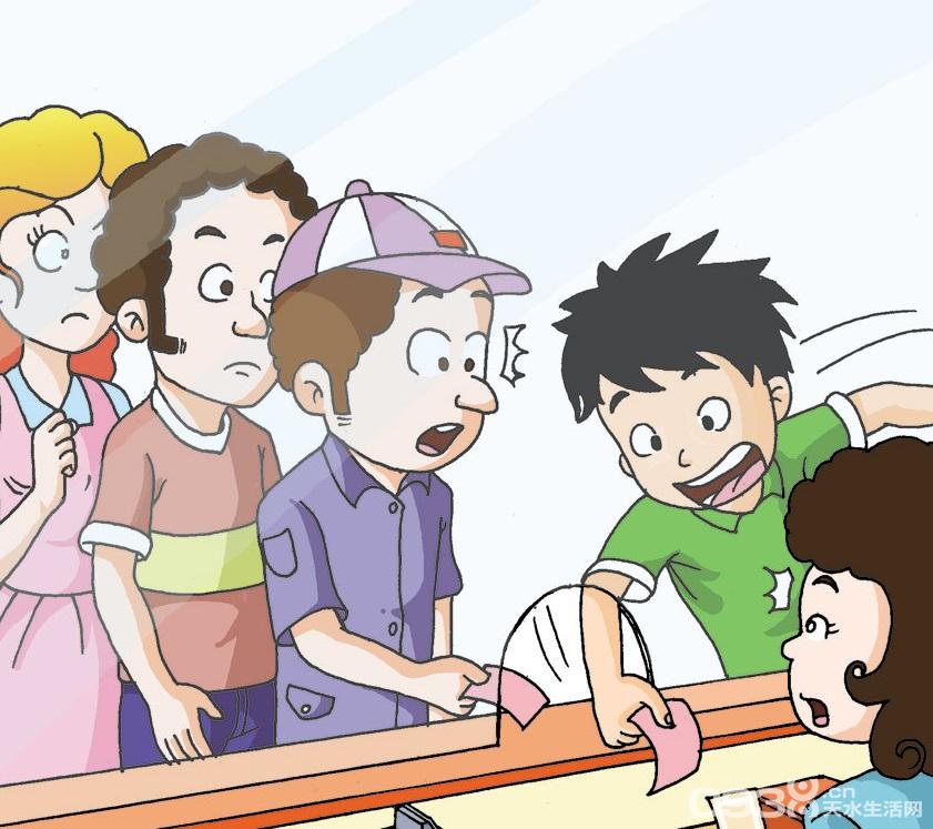 先生小姐，你们懂什么叫排队吗？图取自：0938.cn
