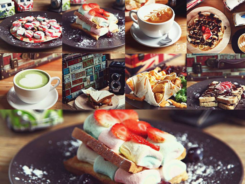 每一盘甜品的颜值都和小编一样高,真是的!(臭不要脸的小编)图取自:alakad