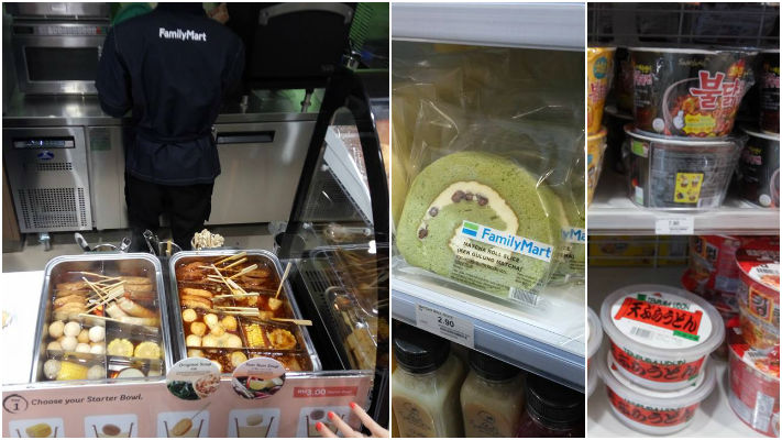 关东煮、蛋糕或和风味的快熟面等，也让大马消费者食指大动。-图取自Hackgon Trissh脸书-