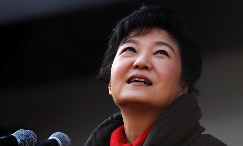 South Koreau00e2u20acu2122s presidential candidate Park Geun-hye of the ruling Saenuri Party attends her election campaign rally in Suwon, about 46 km south of Seoul December 17, 2012. u00e2u20acu201d Reuters pic