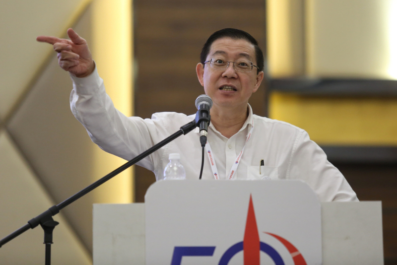 DAP secretary-general Lim Guan Eng speaks at the DAP National Conference 2016 in Shah Alam December 4, 2016. u00e2u20acu201d Picture by Saw Siow Feng