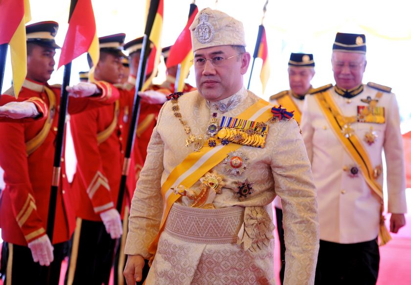 Effective today, Sultan Muhammad V succeeds Tuanku Abdul Halim Muu00e2u20acu2122adzam Shah of Kedah for a five-year term. u00e2u20acu201d Bernama pic