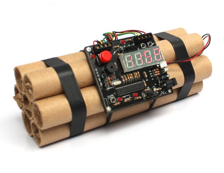 炸弹闹钟感觉很刺激一下。-摘自Amazon.com-