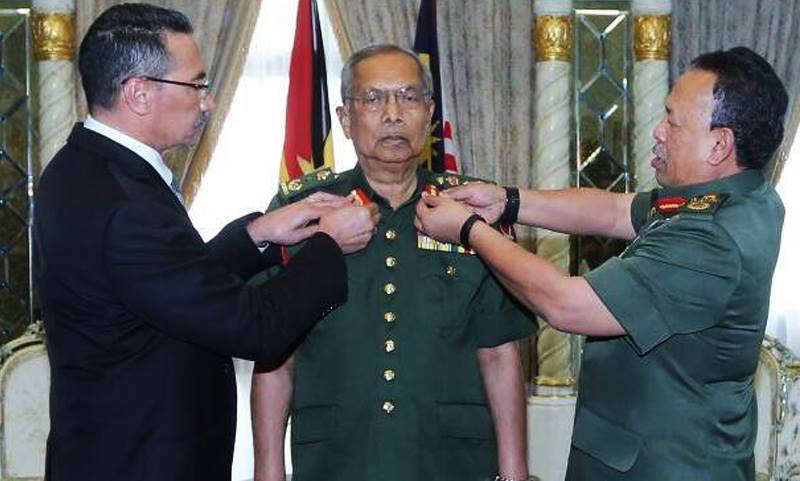 阿德南获武装部队理事会授予后备军准将军衔。-图取自阿德南脸书-