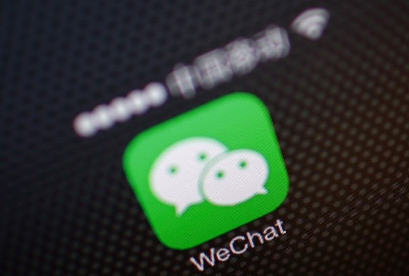 A picture illustration shows a WeChat app icon in Beijing, December 5, 2013. u00e2u20acu2022 Reuters pic