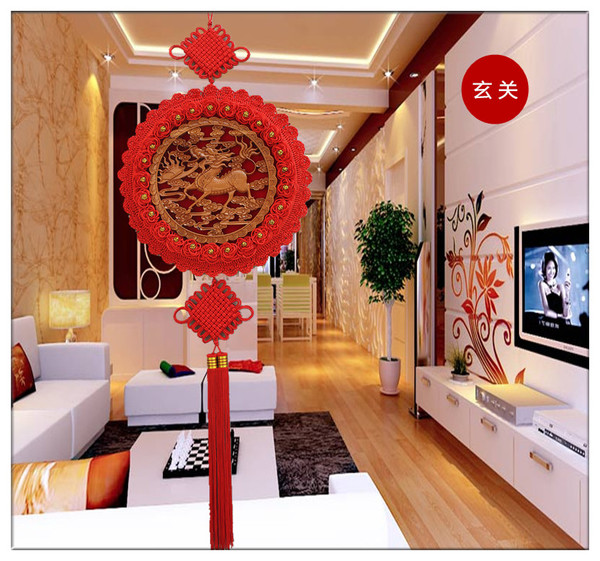 如果你有心思，不妨自己试着DIY中国结。图取自：greenseawood 