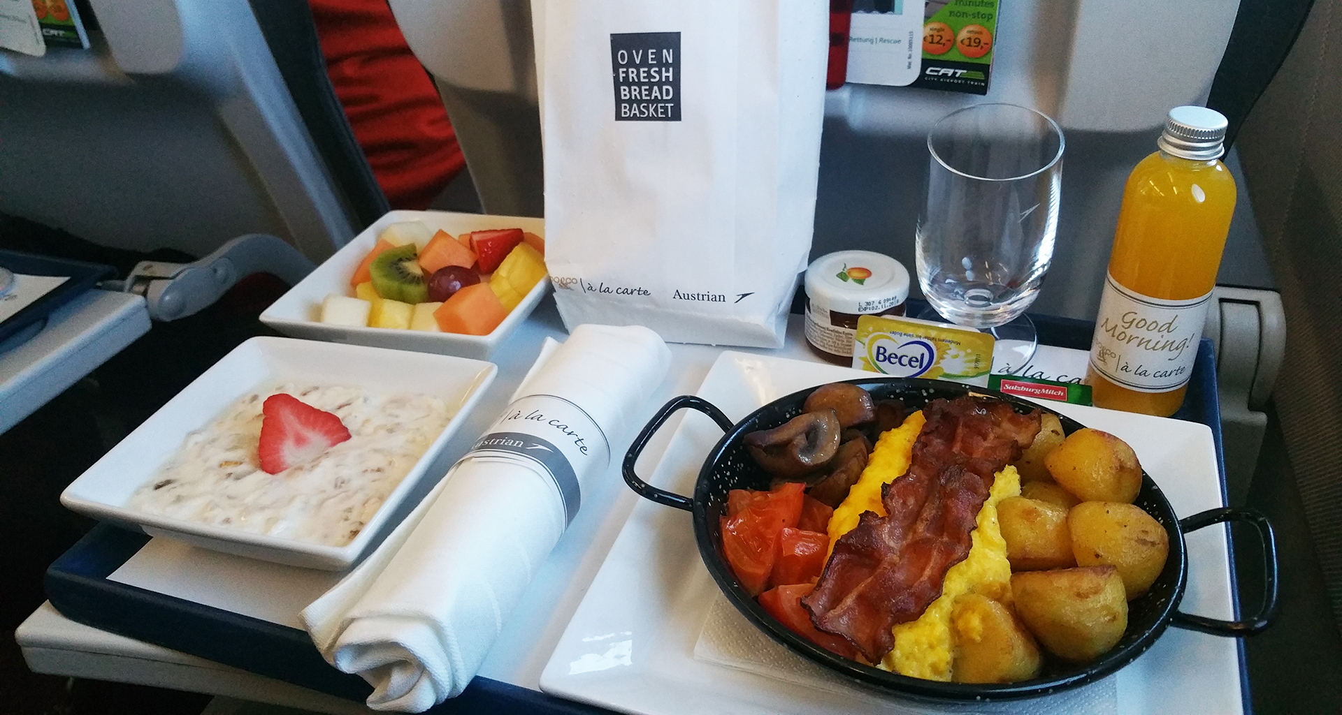 请问到陆地后，还可以给我来多一份吗？图取自：inflightfeed