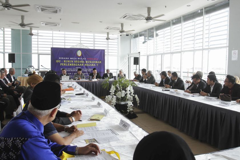 A roundtable talk on the Rukunegara was organised by Perkasa in Kuala Lumpur March 5, 2017. u00e2u20acu201d Picture by Yusof Mat Isa 