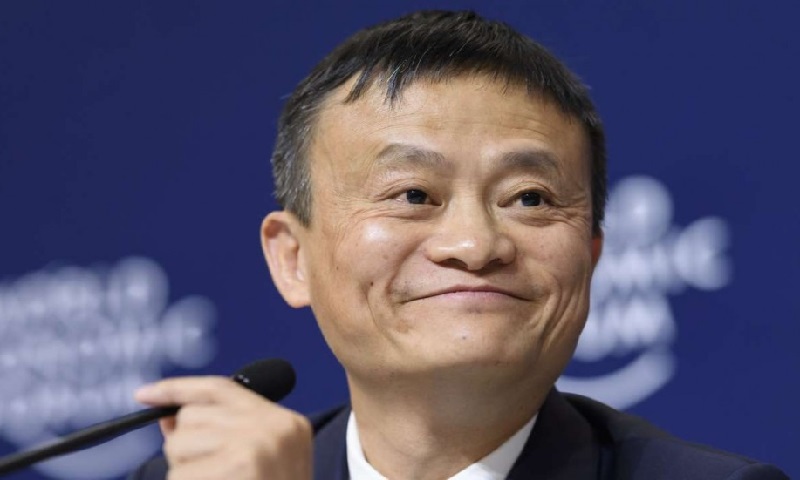 Alibaba executive chairman Jack Ma at the Davos forum, 2017. Photo: AFP