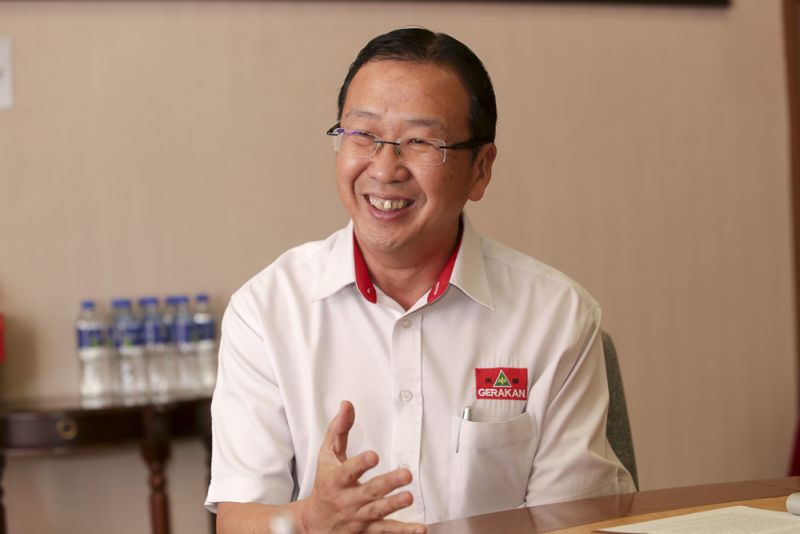 Gerakan vice president Datuk Dr Dominic Lau speaks to Malay Mail Online in an interview in Kuala Lumpur on March 30, 2017. u00e2u20acu2022 Picture by Choo Choy May