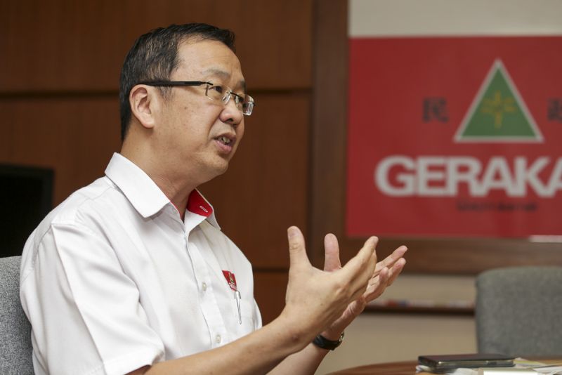 Gerakan vice president Datuk Dr Dominic Lau speaks to Malay Mail Online in an interview in Kuala Lumpur on March 30, 2017. u00e2u20acu2022 Picture by Choo Choy May