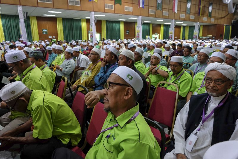 PAS delegates listening to the speeches at 63rd Muktamar at the Kompleks PAS Kedah in Alor Setar April 30, 2017. u00e2u20acu2022 Picture by Yusof Mat Isa