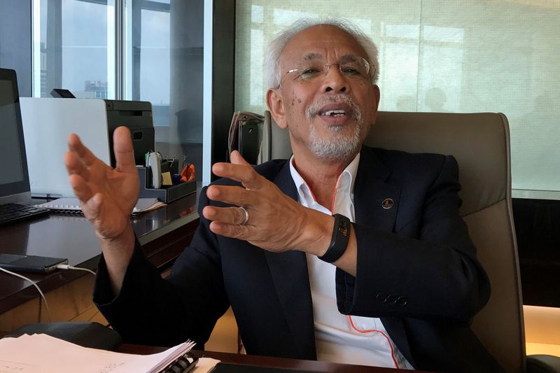 Chairman of palm oil operator Federal Land Development Authority (Felda) Tan Sri Shahrir Samad speaking during an interview at his office in Felda Towers, Kuala Lumpur, April 20, 2017. u00e2u20acu201d Reuters pic