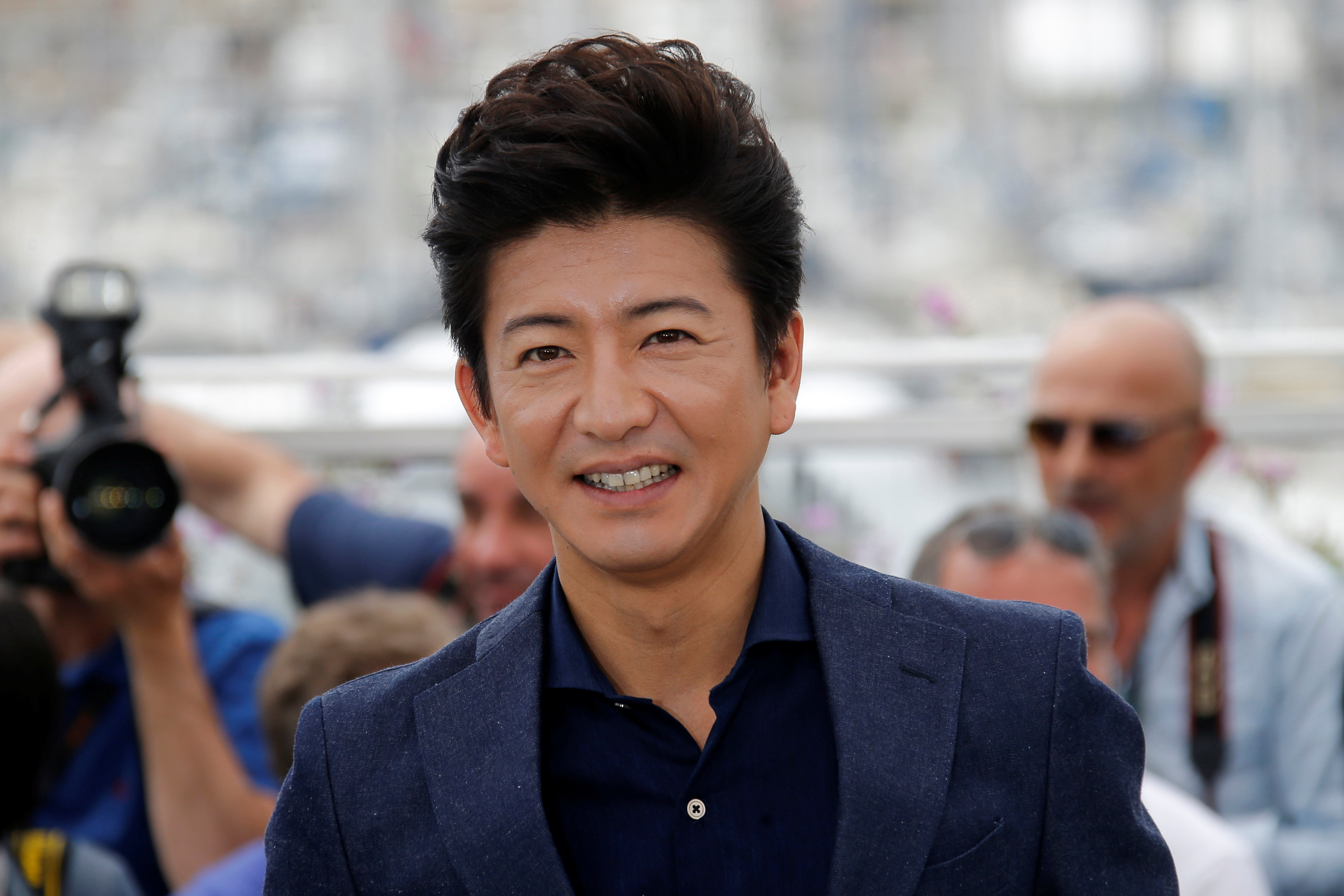 木村拓哉出席康城影展天渊之别的落差，让木村粉丝狂喊“还我男神来！”-路透社-