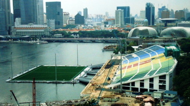 虽然漂浮在海上却承重量惊人啊。-摘自网络-