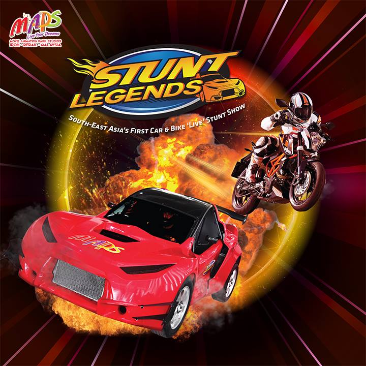 飞车特技表演让人心跳加速。-摘自MAPS官方FB-