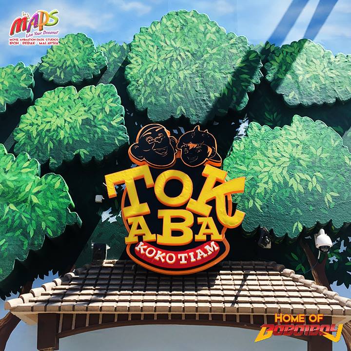 很接地气的BoboiBoy餐厅——Tok Aba Kokotiam。-摘自MAPS官方FB-