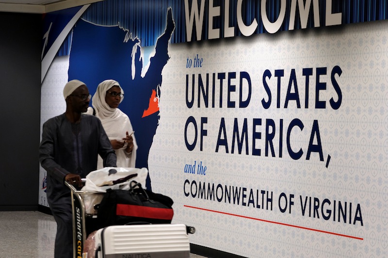 International passengers arrive at Washington Dulles International Airport in Dulles, Virginia, June 26, 2017. u00e2u20acu201d Reuters pic 